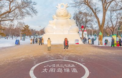 太阳岛雪博会试开园 