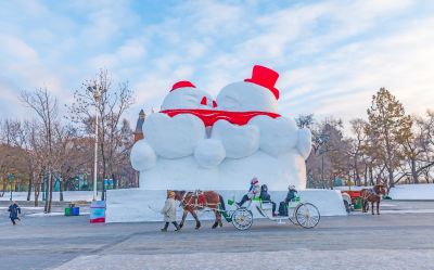 太阳岛雪博会试开园 