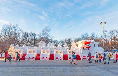 太阳岛雪博会试开园 