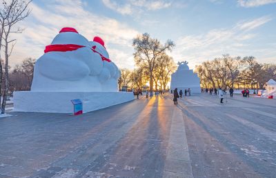 太阳岛雪博会试开园 