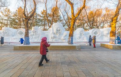 太阳岛雪博会试开园 