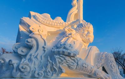 太阳岛雪博会试开园 