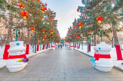 太阳岛雪博会试开园 