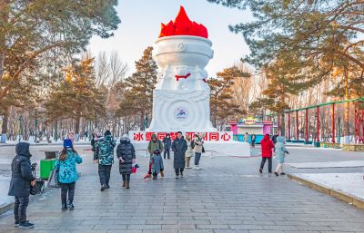 太阳岛雪博会试开园 