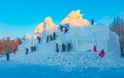 太阳岛雪博会试开园 