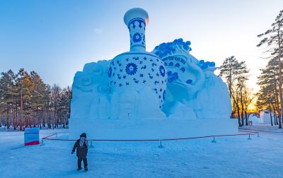 太阳岛雪博会试开园 