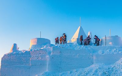太阳岛雪博会试开园 