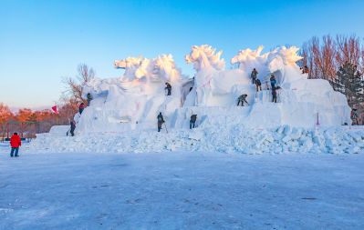 太阳岛雪博会试开园 