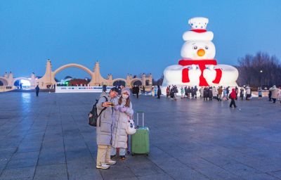 太阳岛雪博会试开园