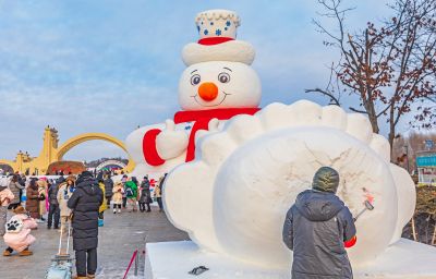 太阳岛雪博会试开园