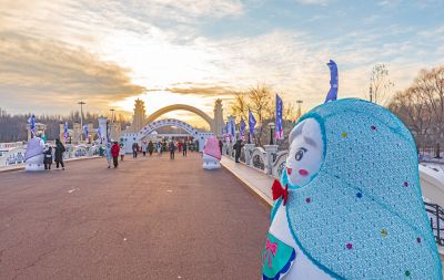 太阳岛雪博会试开园