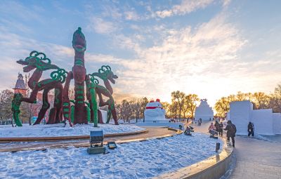 太阳岛雪博会试开园 
