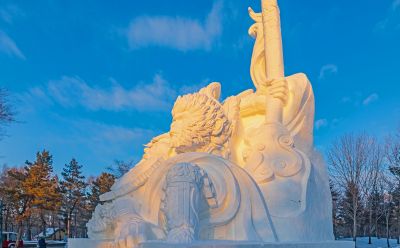 太阳岛雪博会试开园 