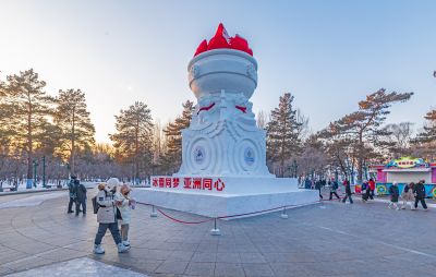 太阳岛雪博会试开园 