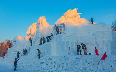 太阳岛雪博会试开园 