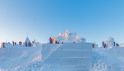 太阳岛雪博会试开园 