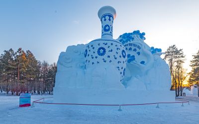太阳岛雪博会试开园 