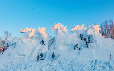 太阳岛雪博会试开园 
