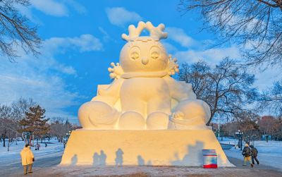 太阳岛雪博会试开园 