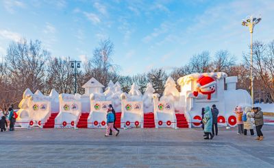 太阳岛雪博会试开园 