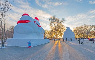 太阳岛雪博会试开园 