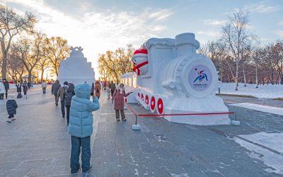 太阳岛雪博会试开园 