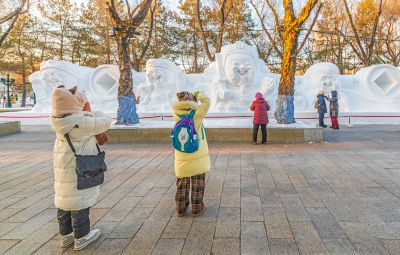 太阳岛雪博会试开园 