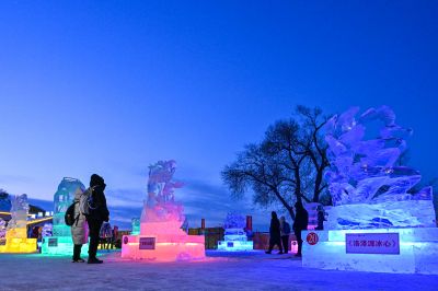 龙江森工杯东北三省一区工会雪雕冰雕职工技能大赛