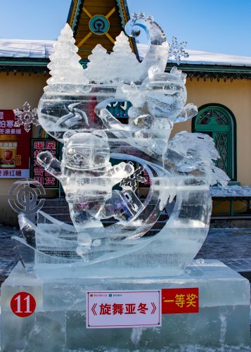 龙江森工杯东北三省一区工会雪雕冰雕职工技能大赛
