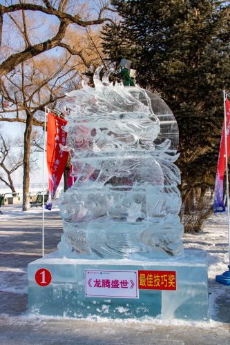 龙江森工杯东北三省一区工会雪雕冰雕职工技能大赛