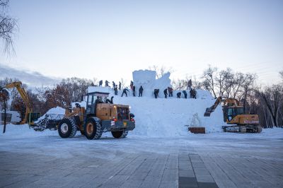 太阳岛雪雕