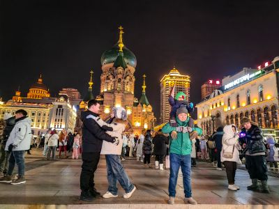 夜晚索菲亚教堂