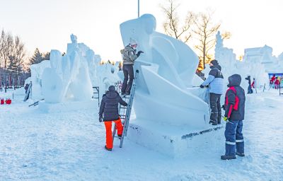 太阳岛雪博会国际雪雕比赛 （1月8日）
