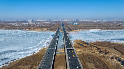 公路大桥松花江湿地