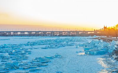 一湖三岛“钻石海” （2月25日）