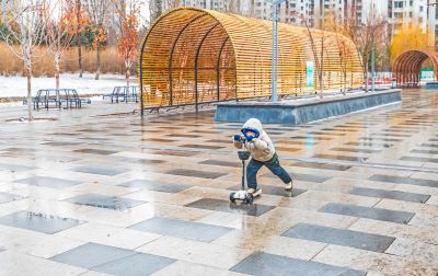 初春雪后群力健康生态园 