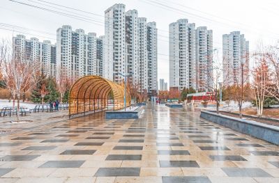 初春雪后群力健康生态园 
