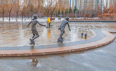 初春雪后群力健康生态园 