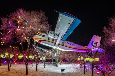 劳动公园冰雪彩灯乐园照片 （1月份照片）