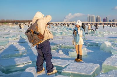 欢乐钻石海冰城网红打卡地（1月份照片）