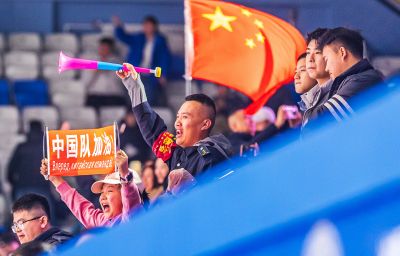 上合组织雪地足球赛开幕（3月1日）