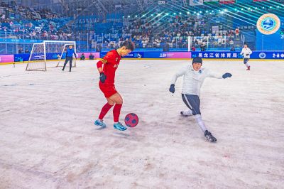 上合组织雪地足球赛开幕（3月1日）