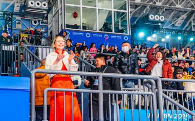 上合组织雪地足球赛开幕（3月1日）