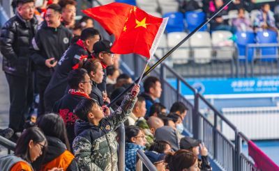 上合组织雪地足球赛开幕（3月1日）