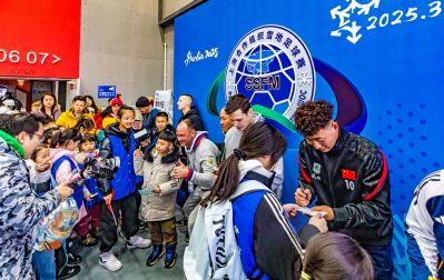 上合组织雪地足球赛开幕（3月1日）