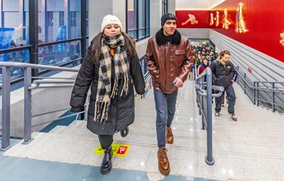 上合组织雪地足球赛开幕（3月1日）