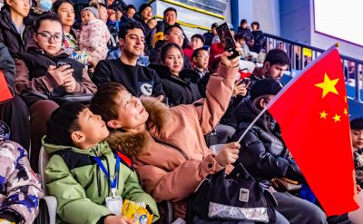 上合组织雪地足球赛开幕（3月1日）