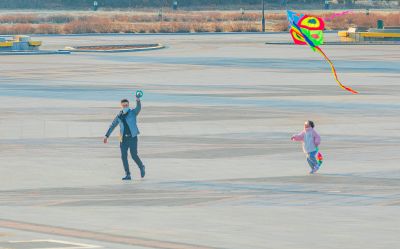 市政府广场市民休闲娱乐