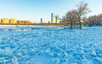 公路大桥两岸风光（2月22日）