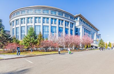 哈尔滨工程大学的春花盛开 